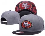 Cheap NFL San Francisco 49ers Fresh Logo Adjustable Hat 11