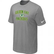 Wholesale Cheap Nike NFL Green Bay Packers Heart & Soul NFL T-Shirt Light Grey