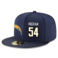 Cheap San Diego Chargers #54 Melvin Ingram Snapback Cap NFL Player Navy Blue with White Number Stitched Hat