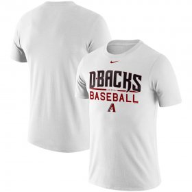 Wholesale Cheap Arizona Diamondbacks Nike Practice T-Shirt White