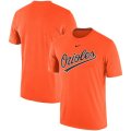 Wholesale Cheap Baltimore Orioles Nike Legend Primary Logo Performance T-Shirt Orange