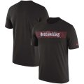 Wholesale Cheap Tampa Bay Buccaneers Nike Sideline Seismic Legend Performance T-Shirt Black