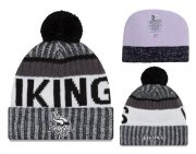 Cheap NFL Minnesota Vikings Logo Stitched Knit Beanies 009