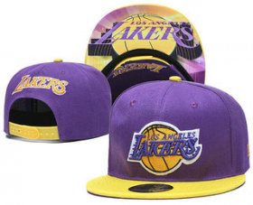 Cheap Los Angeles Lakers Snapback Ajustable Cap Hat YD 20-04-07-02