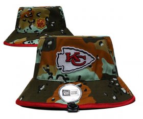 Cheap Kansas City Chiefs Stitched Bucket Hats 070