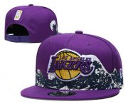 Cheap Men's Los Angeles Lakers Snapback Ajustable Cap Hat YD