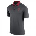 Wholesale Cheap Men's Philadelphia Phillies Nike Anthracite Authentic Collection Dri-FIT Elite Polo