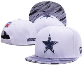 Cheap NFL Dallas Cowboys White Snapback Adjustable hat -908