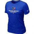 Wholesale Cheap Women's Nike Houston Texans Critical Victory NFL T-Shirt Blue