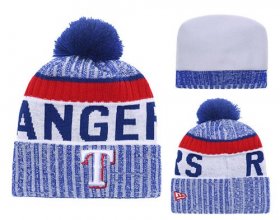 Cheap MLB Texas Rangers Logo Stitched Knit Beanies 001