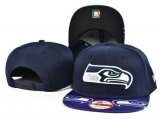 Cheap Seahawks Team Logo Navy Adjustable Hat SF