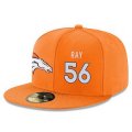 Cheap Denver Broncos #56 Shane Ray Snapback Cap NFL Player Orange with White Number Stitched Hat