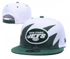 Cheap Jets Team Logo Green White Adjustable Hat GS