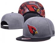 Cheap NFL Arizona Cardinals Fresh Logo Gray Snapback Adjustable Hat