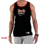 Wholesale Cheap Men's Nike Arizona Diamondbacks Home Practice Tank Top Black