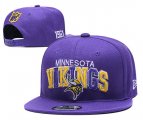 Cheap Vikings Team Logo Purple 1961 Anniversary Adjustable Hat YD