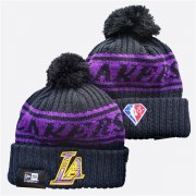 Cheap Los Angeles Lakers Kint Hats 035