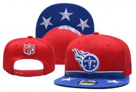 Cheap Titans Team Logo Red Blue 2019 Draft Adjustable Hat YD